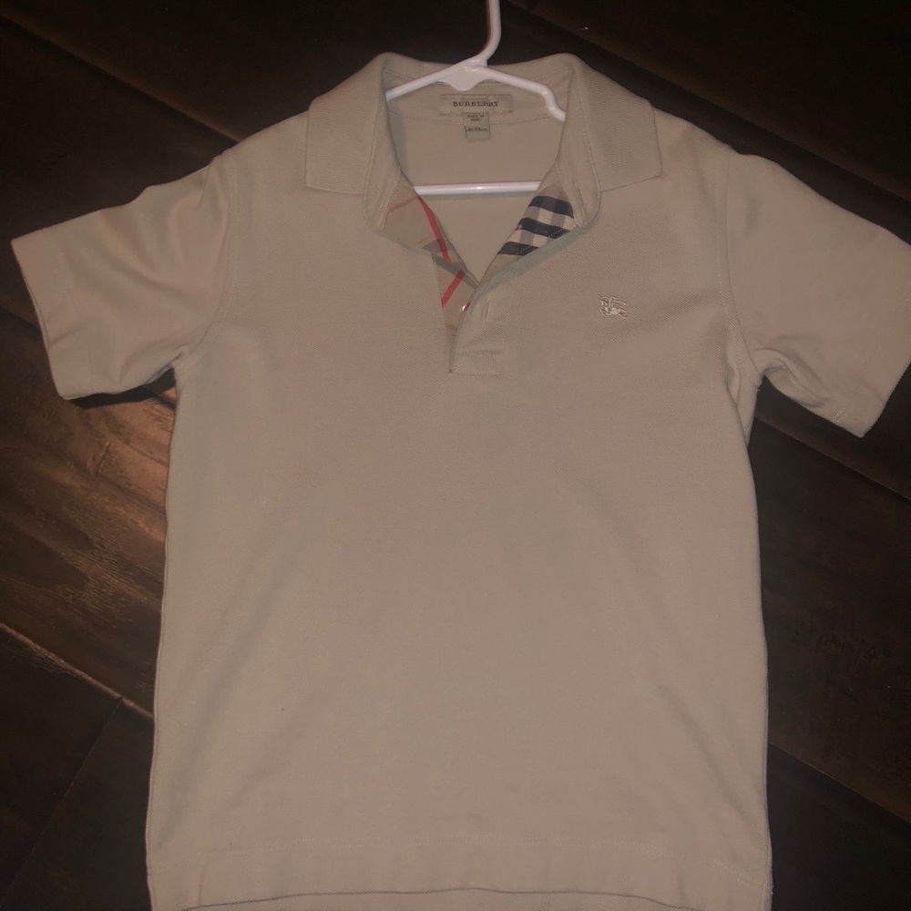 Boys authentic Burberry polo shirt